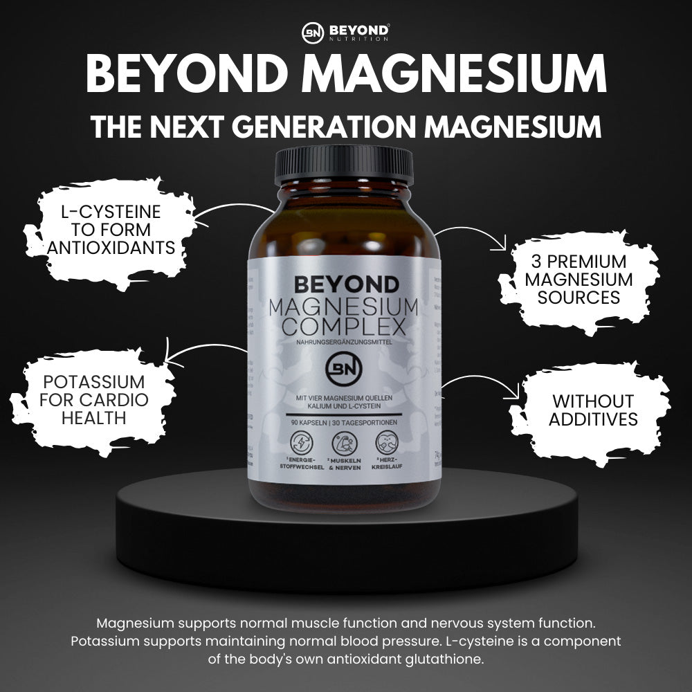 Beyond Magnesium complex with potassium and L-cysteine