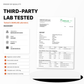 A third party test protocol of the product RECOVERY from Beyond Nutrition.
