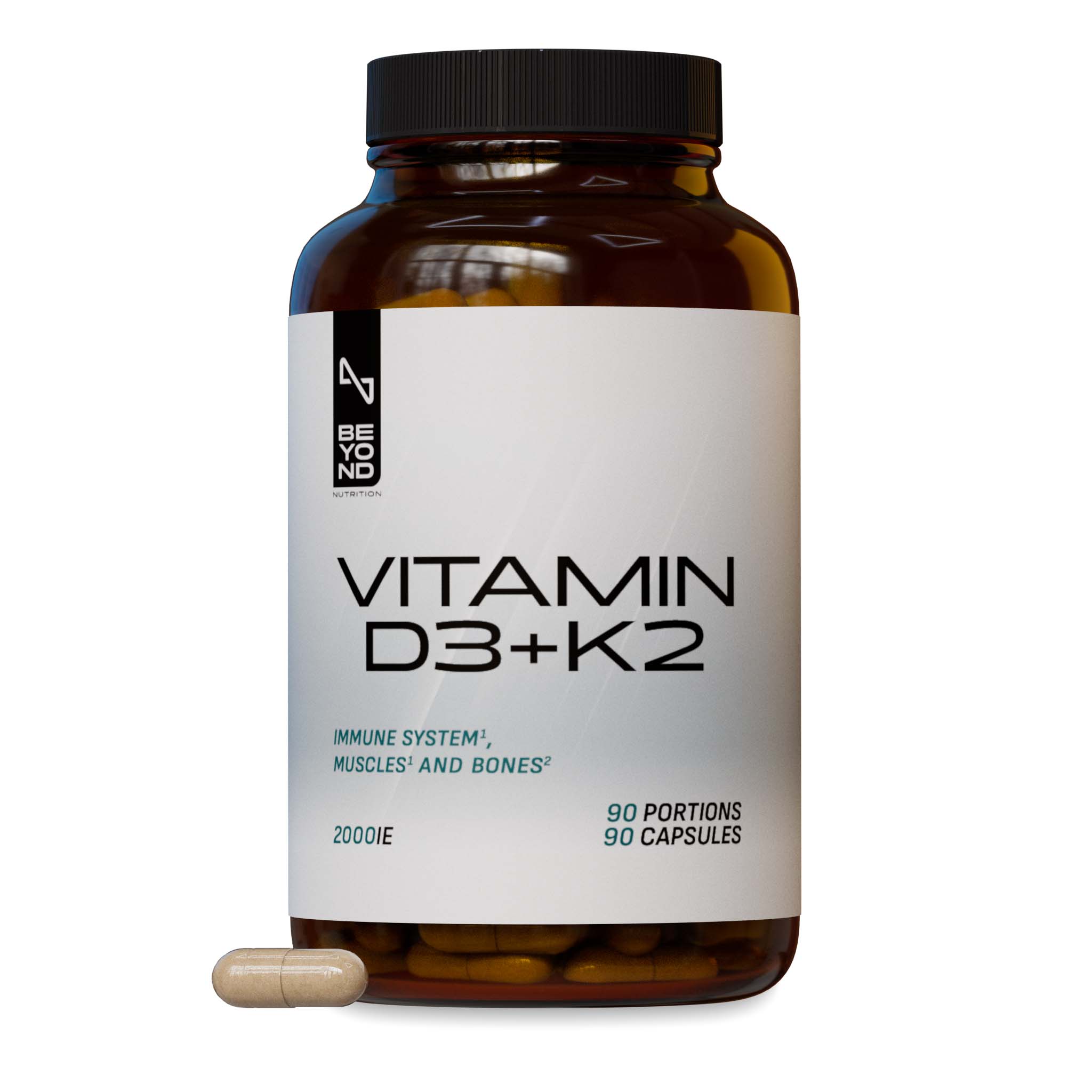 Vitamin D3 + K2 2000 I.E.