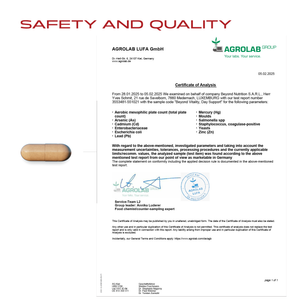 Beyond Nutrition Vitality Quality Report